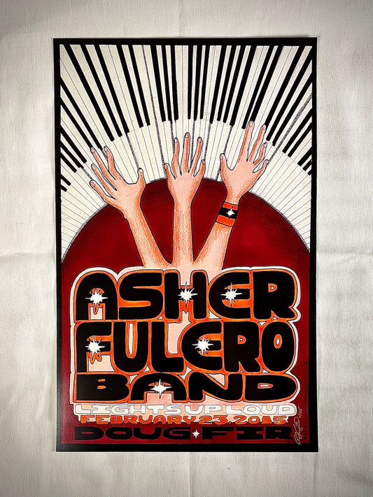 Asher Fulero Band - Kerrigan Poster NUMBERED