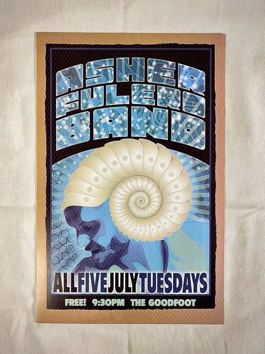 Asher Fulero Band - Seashell JLM Poster