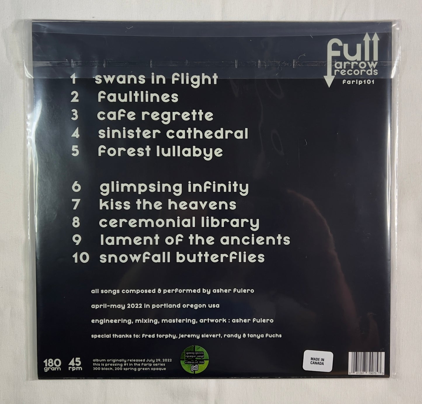 FARLP101 Asher Fulero - Interconnected (Opaque Spring Green Vinyl) 180g