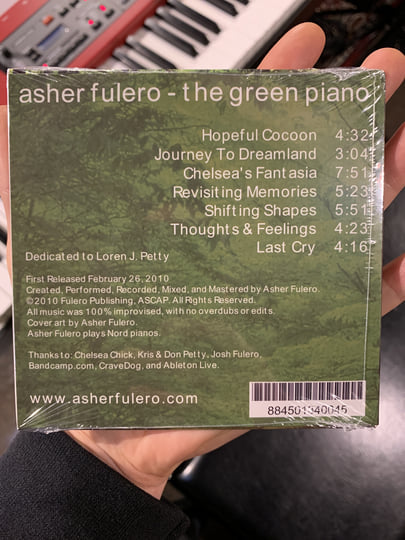 Asher Fulero - The Green Piano (CD)