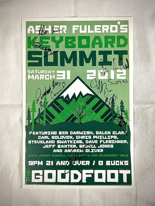 Asher Fulero’s Keyboard Summit 2012 Poster SIGNED
