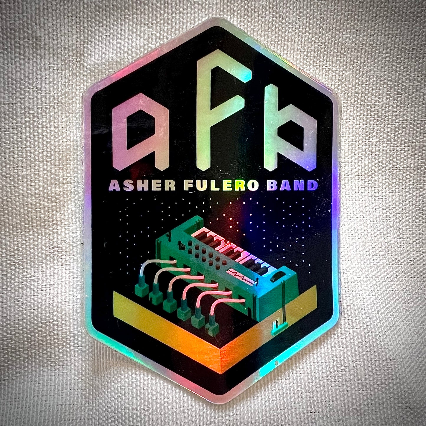Asher Fulero Band Foil Sticker