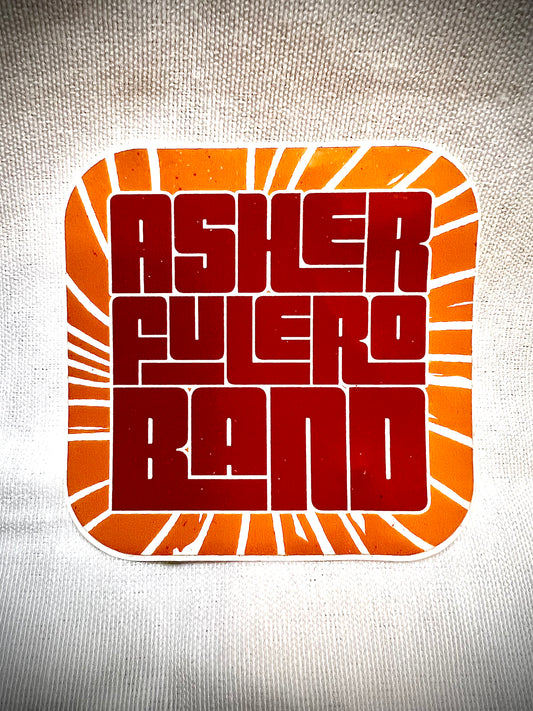 Asher Fulero Band Logo Sticker